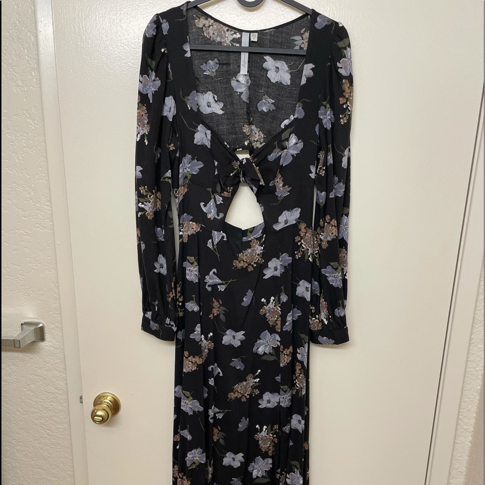 Reformed Long Sleeve Maxi Dress